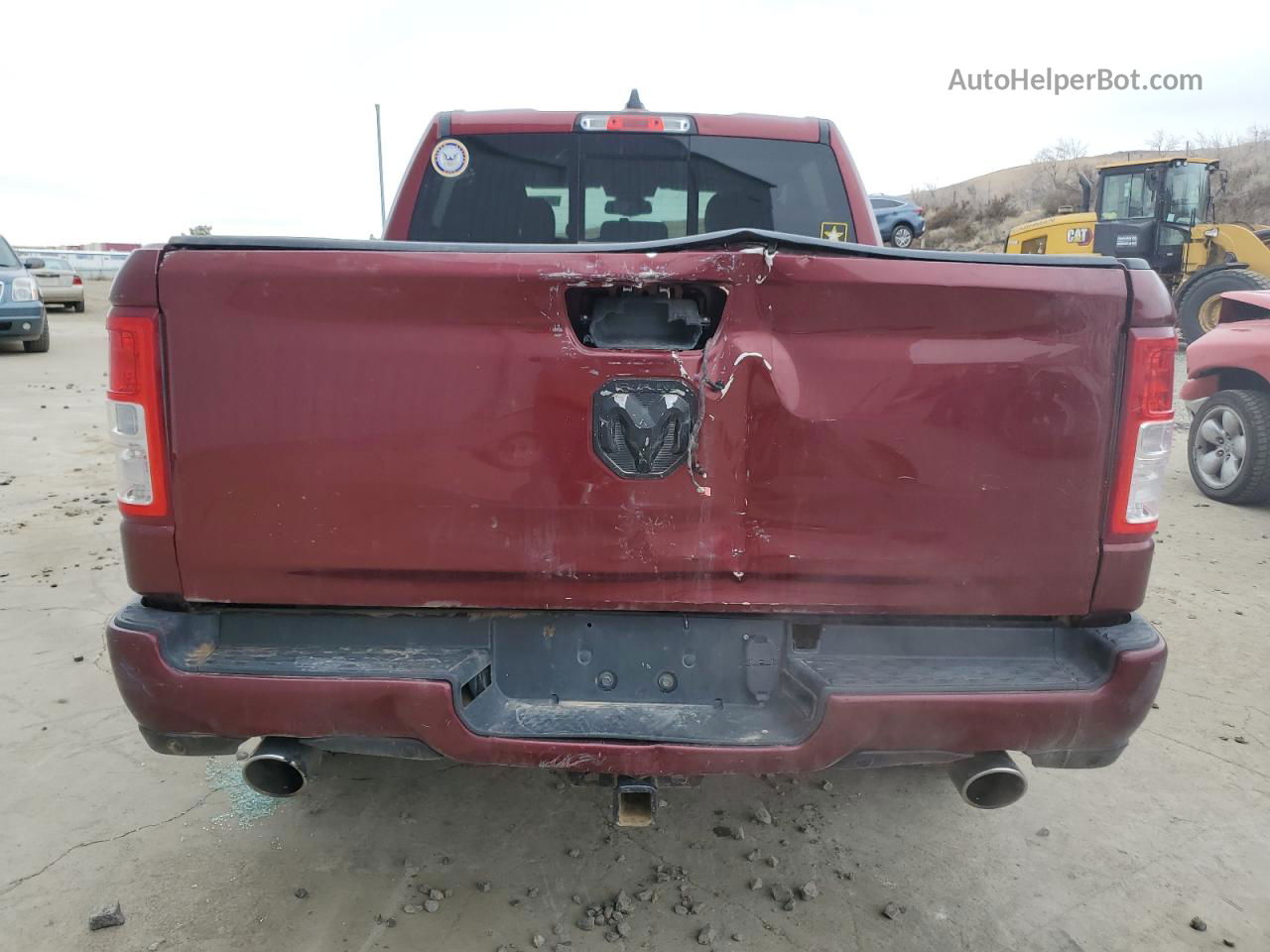 2019 Ram 1500 Big Horn/lone Star Maroon vin: 1C6SRFFT7KN681466