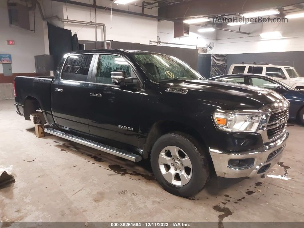 2020 Ram 1500 Big Horn  4x4 57 Box Black vin: 1C6SRFFT7LN204523