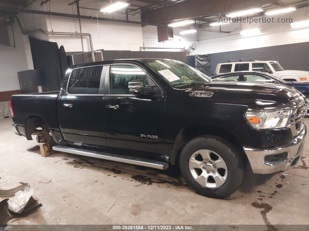 2020 Ram 1500 Big Horn  4x4 57 Box Black vin: 1C6SRFFT7LN204523