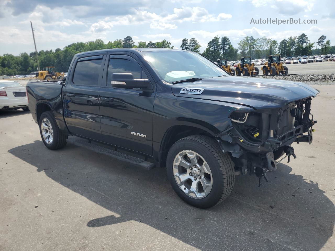 2022 Ram 1500 Big Horn/lone Star Черный vin: 1C6SRFFT7NN148201