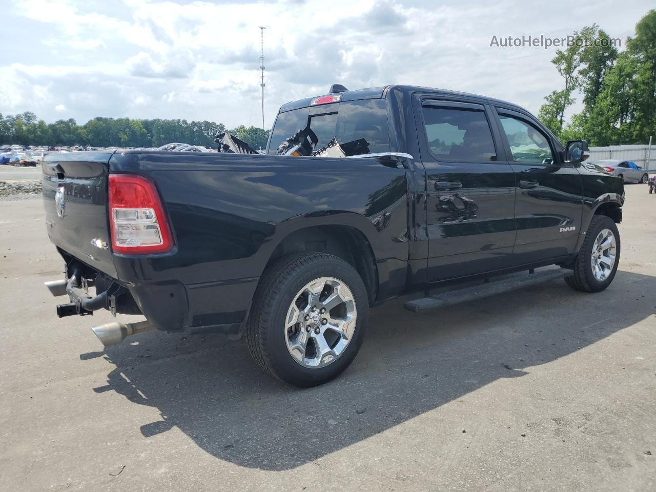 2022 Ram 1500 Big Horn/lone Star Черный vin: 1C6SRFFT7NN148201