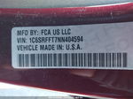 2022 Ram 1500 Big Horn  4x4 5'7 Box Maroon vin: 1C6SRFFT7NN404594