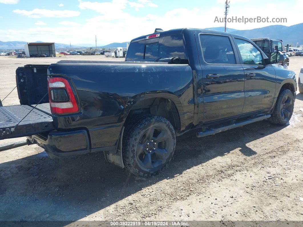 2019 Ram 1500 Big Horn/lone Star  4x4 5'7 Box Black vin: 1C6SRFFT8KN523413