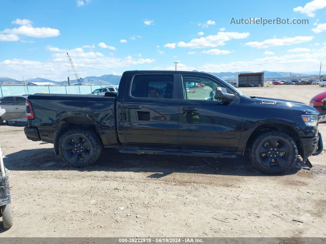 2019 Ram 1500 Big Horn/lone Star  4x4 5'7 Box Black vin: 1C6SRFFT8KN523413