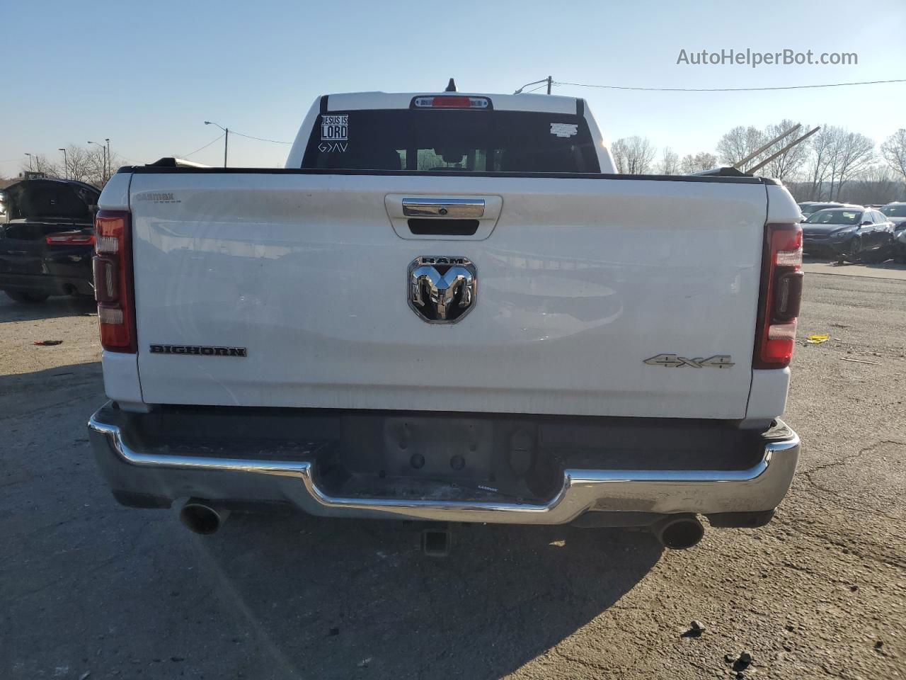 2019 Ram 1500 Big Horn/lone Star White vin: 1C6SRFFT8KN691021