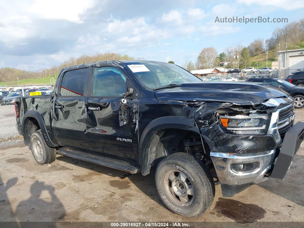 2019 Ram 1500 Big Horn/lone Star  4x4 5'7 Box Black vin: 1C6SRFFT8KN765571