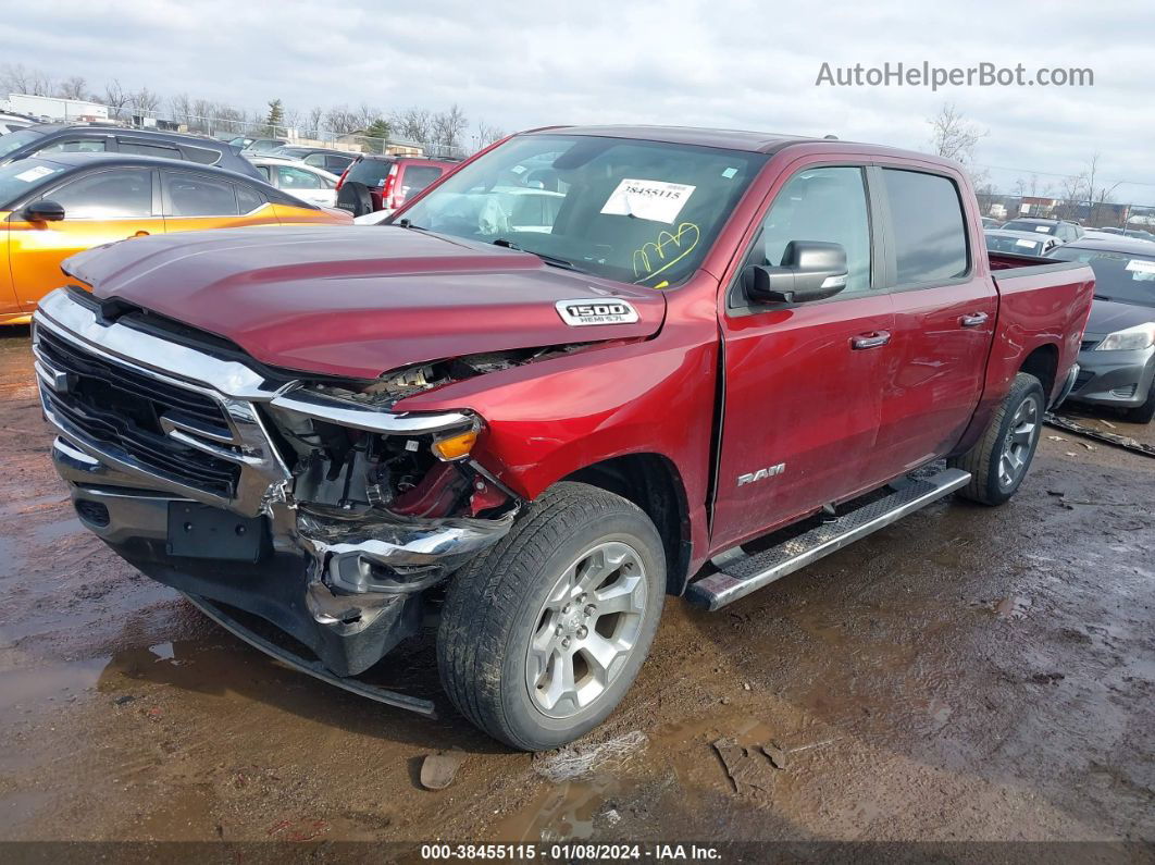 2019 Ram 1500 Big Horn/lone Star  4x4 5'7 Box Red vin: 1C6SRFFT9KN730649