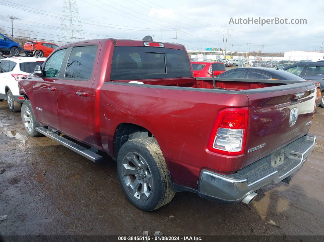 2019 Ram 1500 Big Horn/lone Star  4x4 5'7 Box Red vin: 1C6SRFFT9KN730649