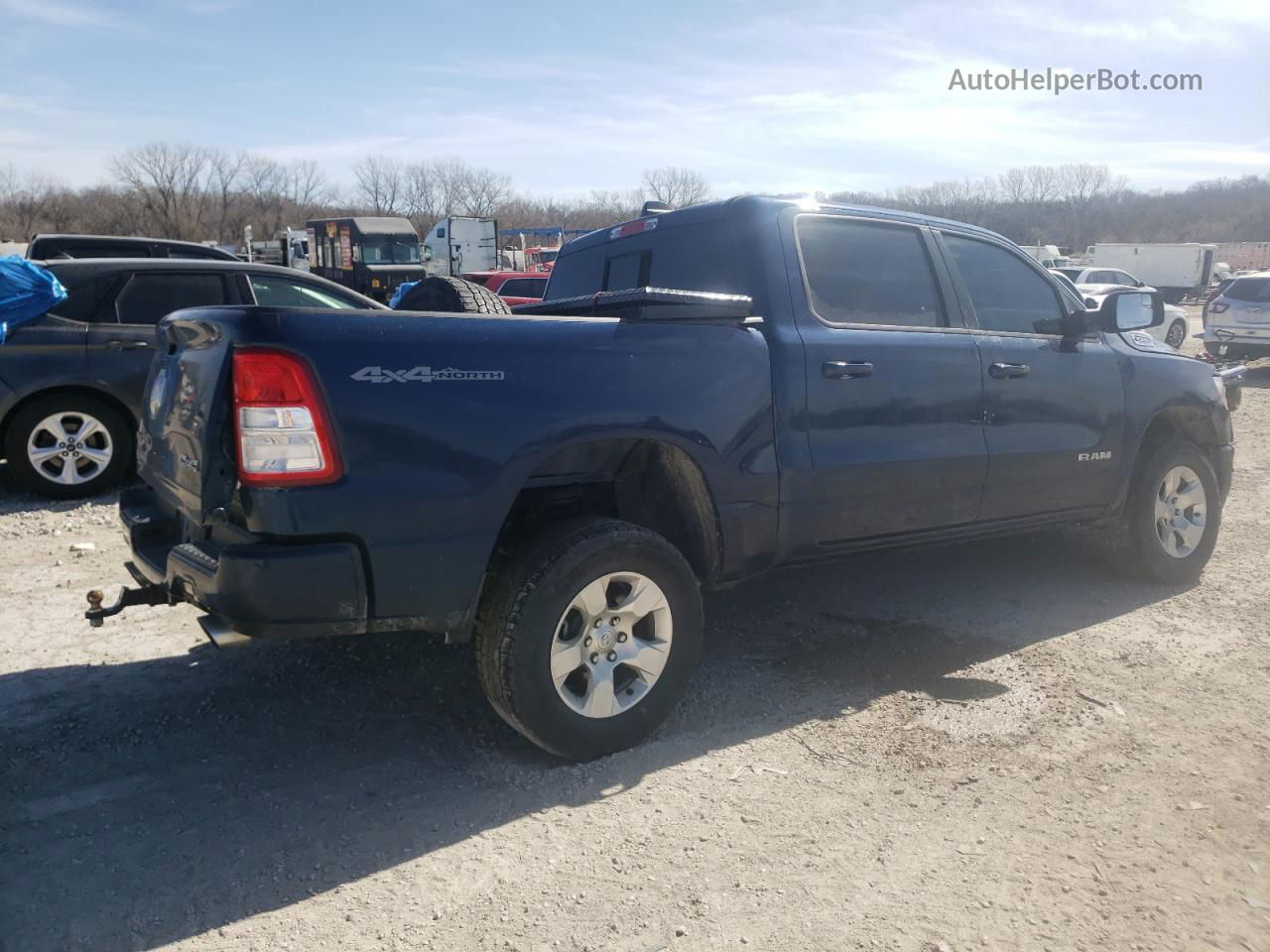 2020 Ram 1500 Big Horn/lone Star Blue vin: 1C6SRFFT9LN300105