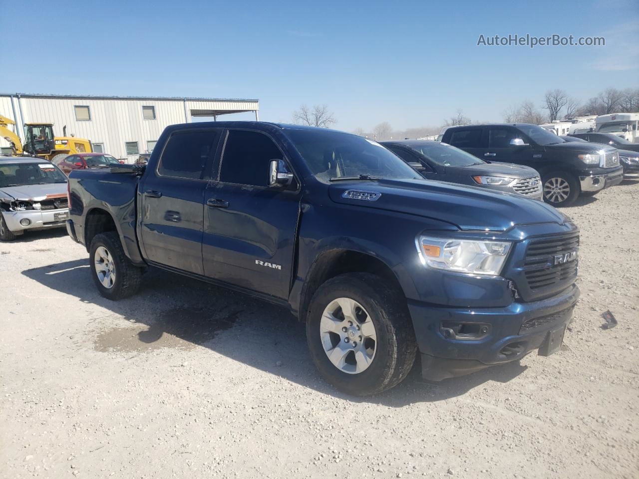 2020 Ram 1500 Big Horn/lone Star Blue vin: 1C6SRFFT9LN300105