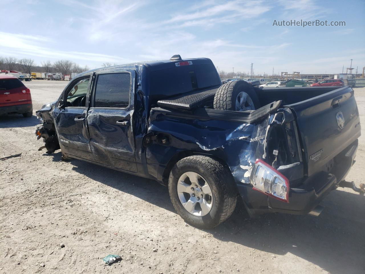 2020 Ram 1500 Big Horn/lone Star Blue vin: 1C6SRFFT9LN300105