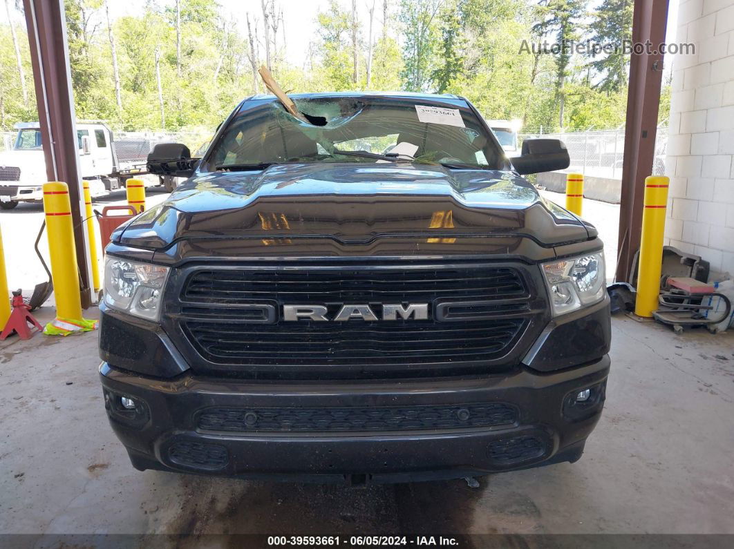 2020 Ram 1500 Big Horn  4x4 5'7 Box Черный vin: 1C6SRFFT9LN392557