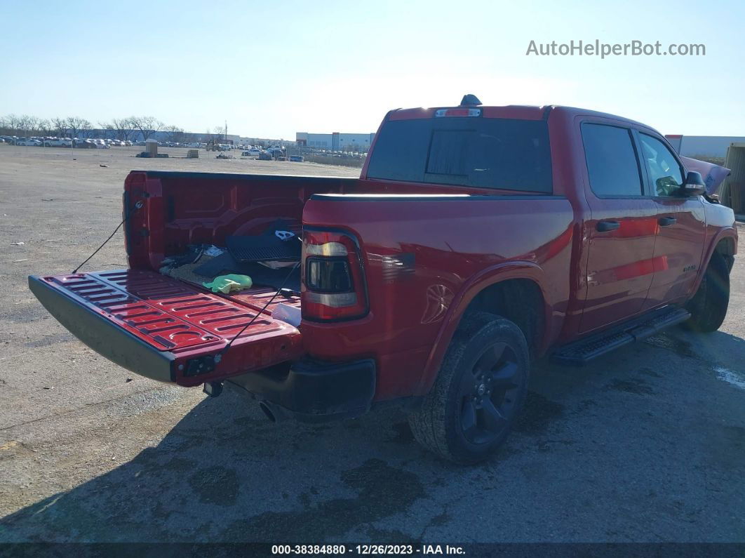 2022 Ram 1500 Big Horn  4x4 5'7 Box Red vin: 1C6SRFFT9NN244010