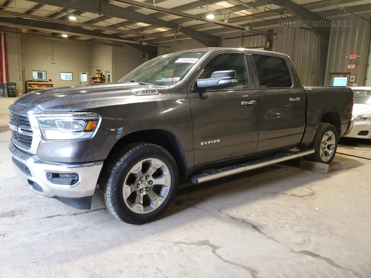 2019 Ram 1500 Big Horn/lone Star Charcoal vin: 1C6SRFFTXKN537264