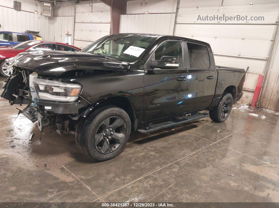 2019 Ram 1500 Big Horn/lone Star  4x4 5'7 Box Black vin: 1C6SRFFTXKN597240