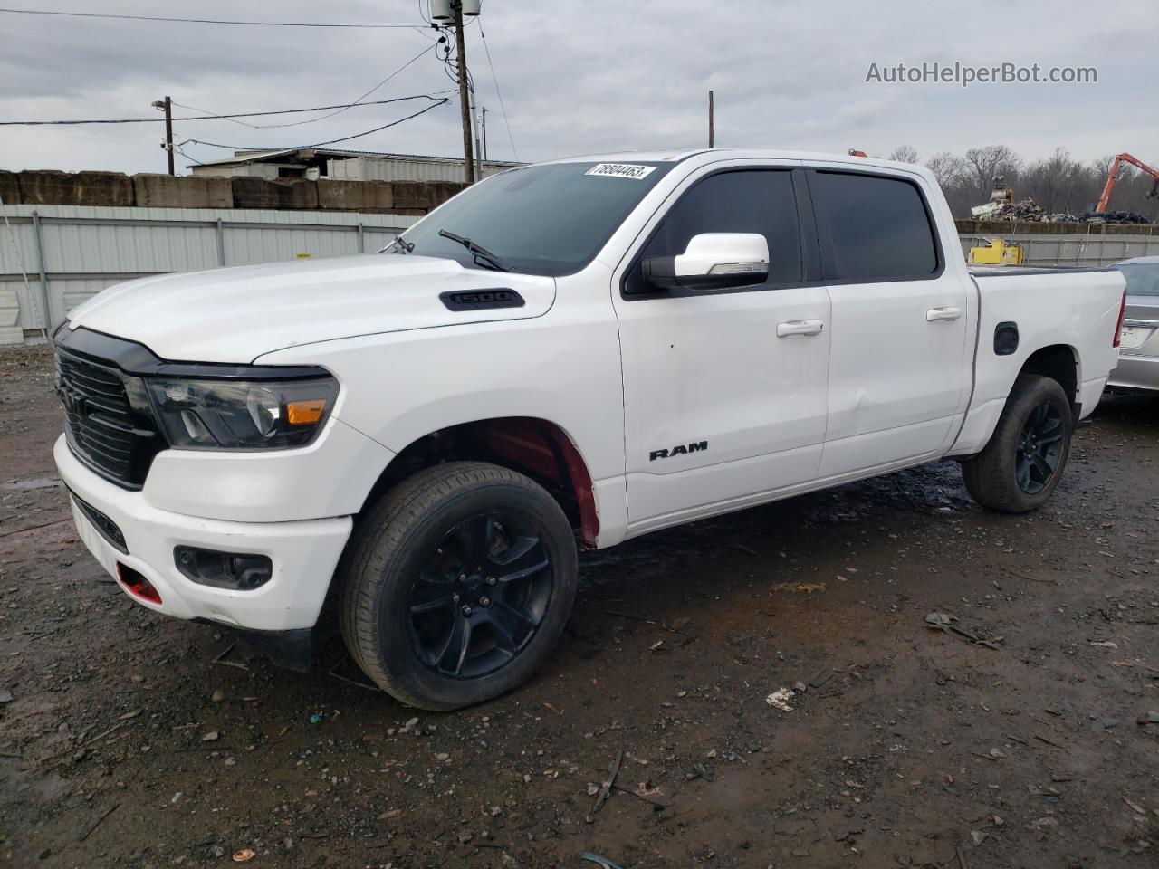 2020 Ram 1500 Big Horn/lone Star White vin: 1C6SRFFTXLN235104