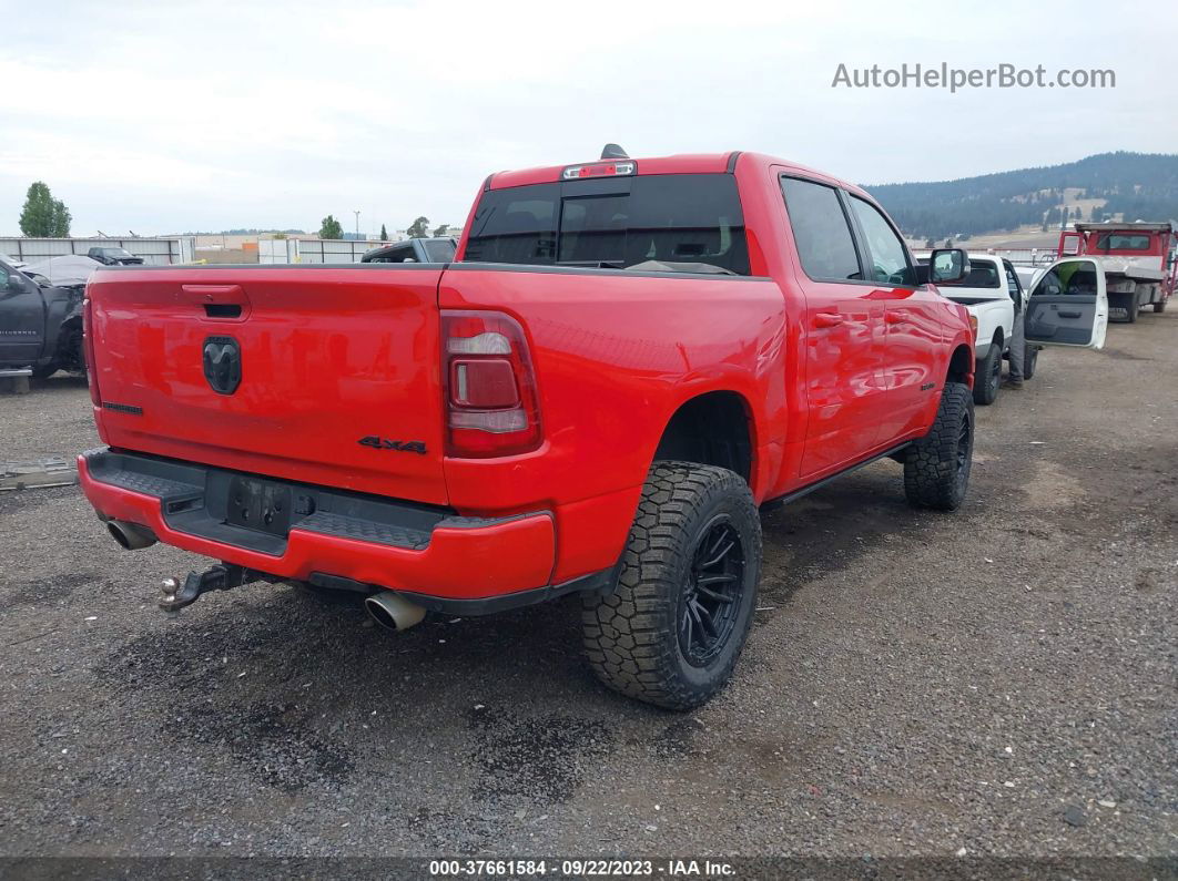 2020 Ram 1500 Big Horn  4x4 5'7 Box Red vin: 1C6SRFFTXLN356294