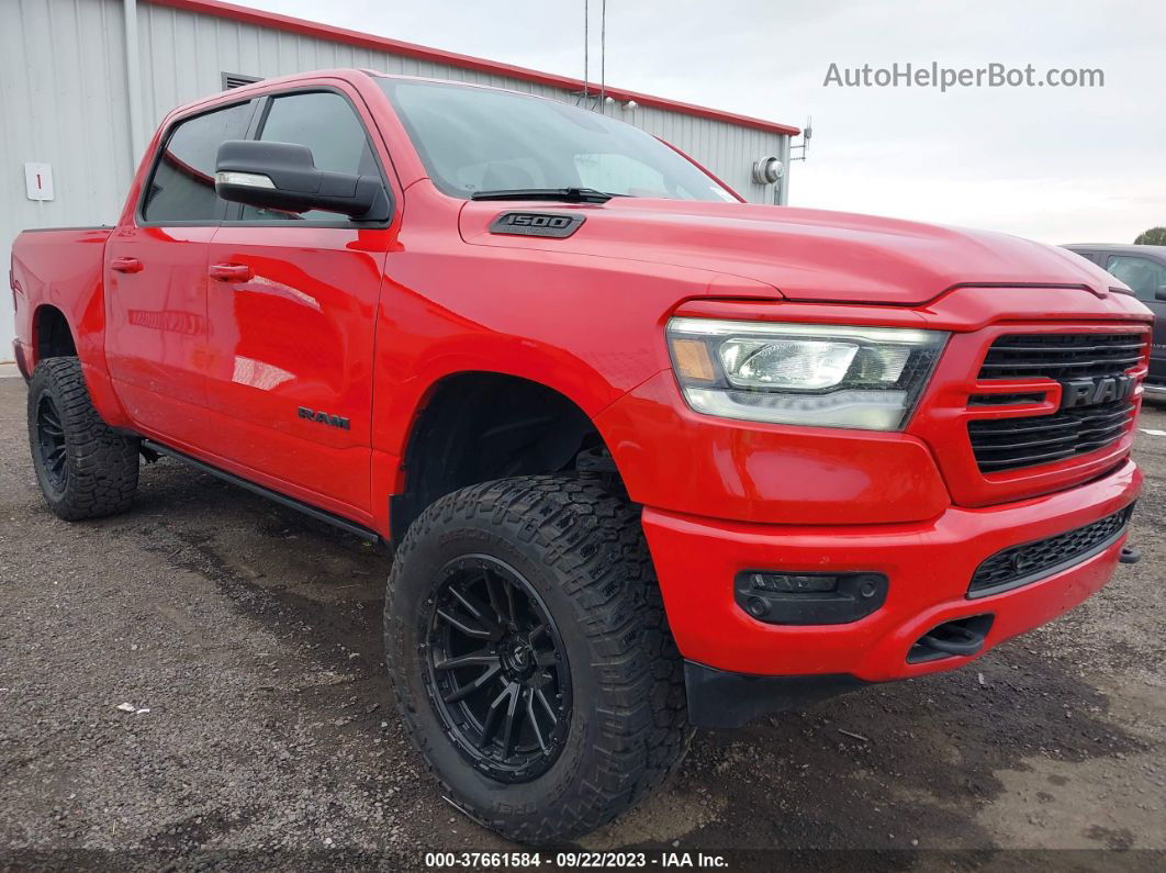 2020 Ram 1500 Big Horn  4x4 5'7 Box Red vin: 1C6SRFFTXLN356294