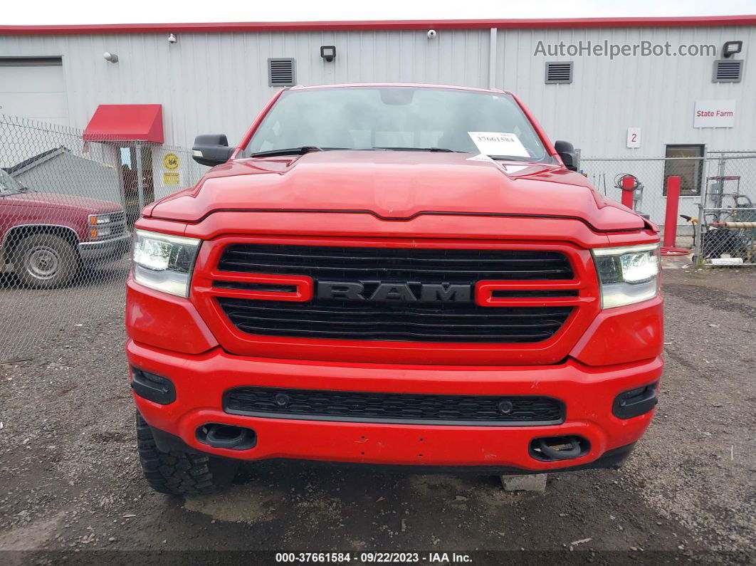 2020 Ram 1500 Big Horn  4x4 5'7 Box Red vin: 1C6SRFFTXLN356294