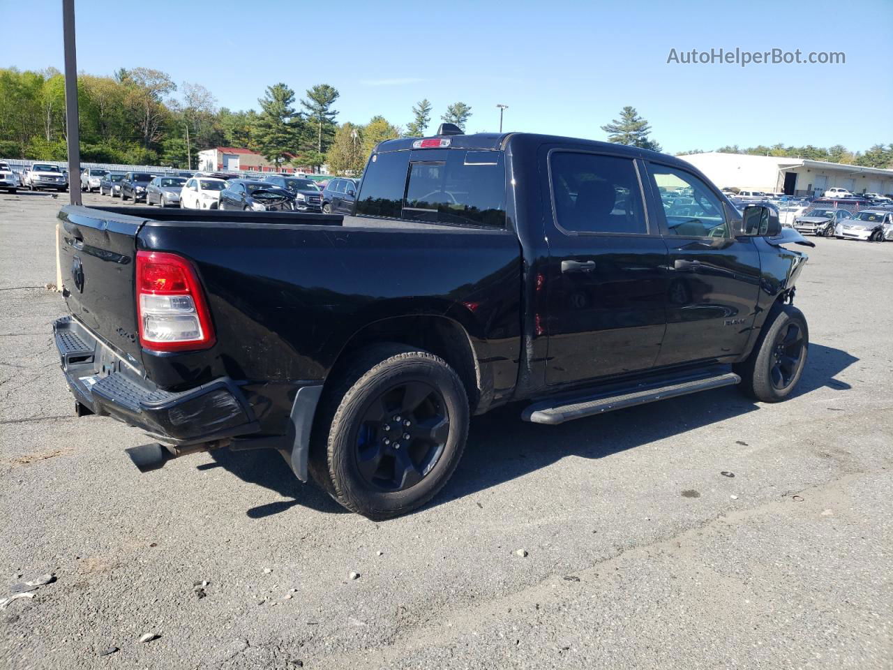 2019 Ram 1500 Tradesman Black vin: 1C6SRFGT1KN528161