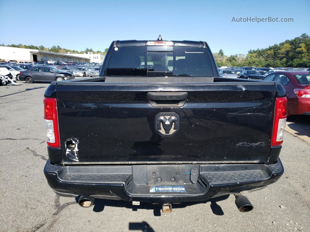 2019 Ram 1500 Tradesman Black vin: 1C6SRFGT1KN528161