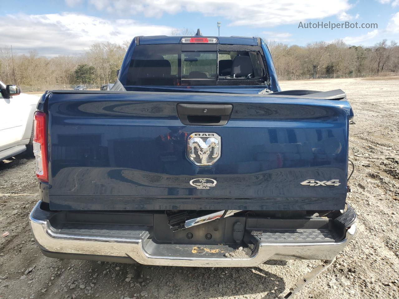 2019 Ram 1500 Tradesman Blue vin: 1C6SRFGT3KN857668