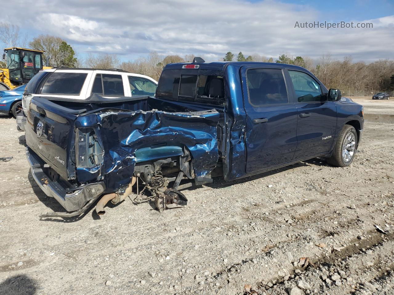 2019 Ram 1500 Tradesman Blue vin: 1C6SRFGT3KN857668