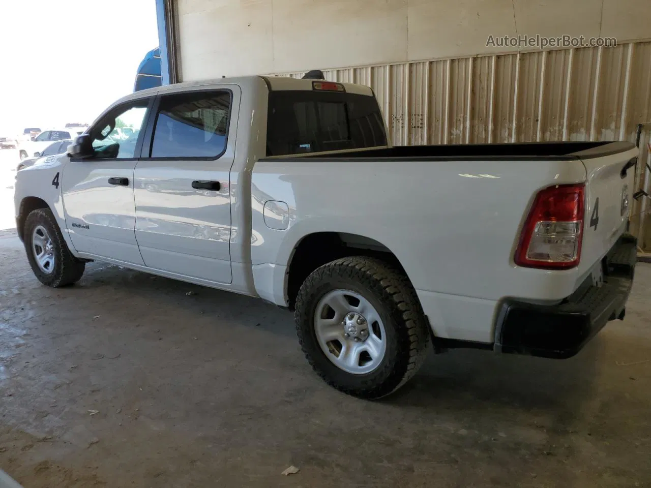 2022 Ram 1500 Tradesman White vin: 1C6SRFGT9NN447414