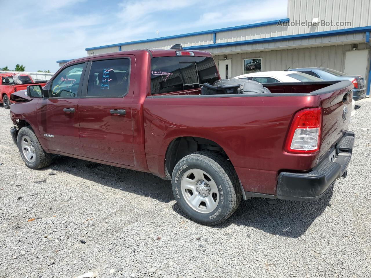 2019 Ram 1500 Tradesman Red vin: 1C6SRFGTXKN588956