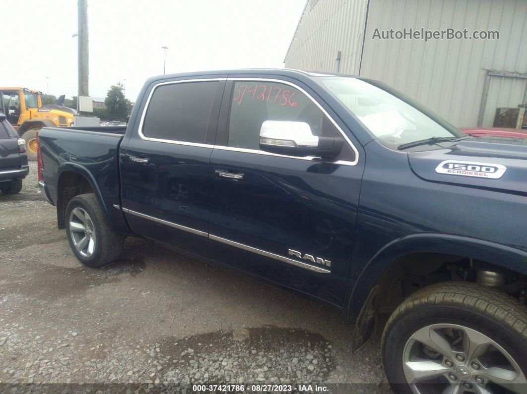 2022 Ram 1500 Limited Blue vin: 1C6SRFHM3NN213549