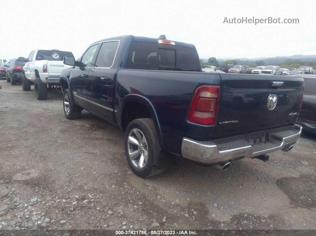 2022 Ram 1500 Limited Blue vin: 1C6SRFHM3NN213549