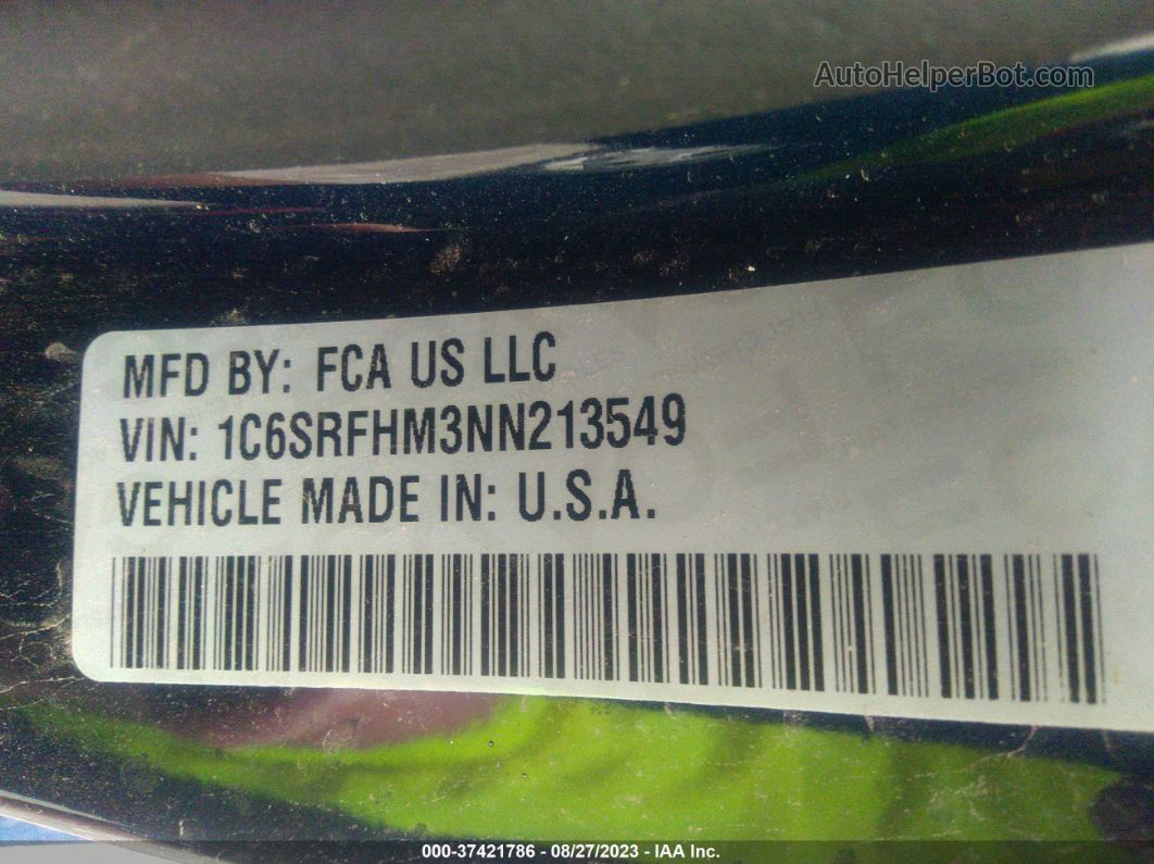 2022 Ram 1500 Limited Blue vin: 1C6SRFHM3NN213549