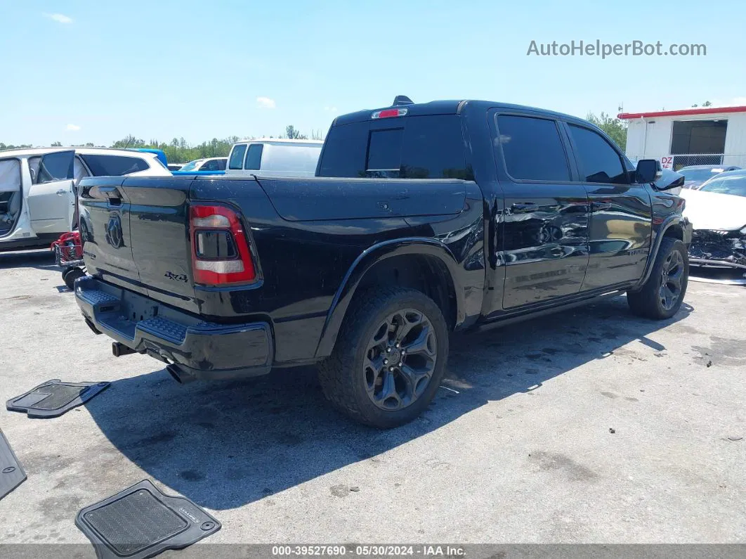 2020 Ram 1500 Limited  4x4 5'7 Box Black vin: 1C6SRFHT0LN187528