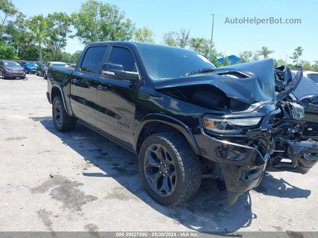 2020 Ram 1500 Limited  4x4 5'7 Box Black vin: 1C6SRFHT0LN187528