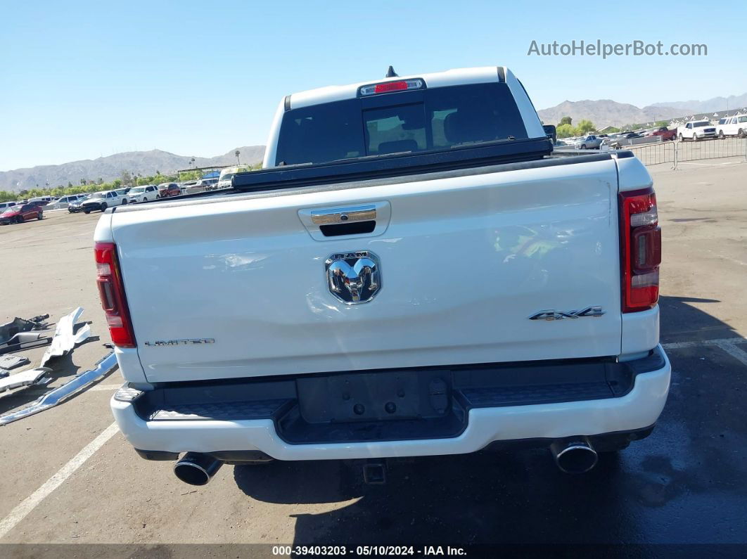 2020 Ram 1500 Limited White vin: 1C6SRFHT1LN101188