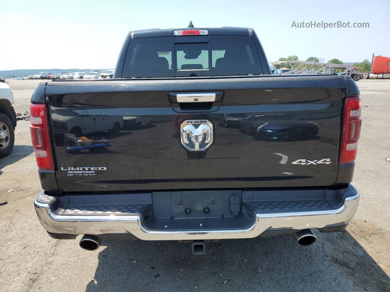 2019 Ram 1500 Limited Black vin: 1C6SRFHT2KN503610