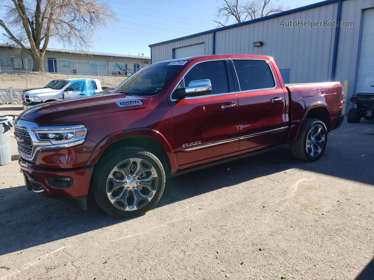 2020 Ram 1500 Limited Burgundy vin: 1C6SRFHT2LN358344