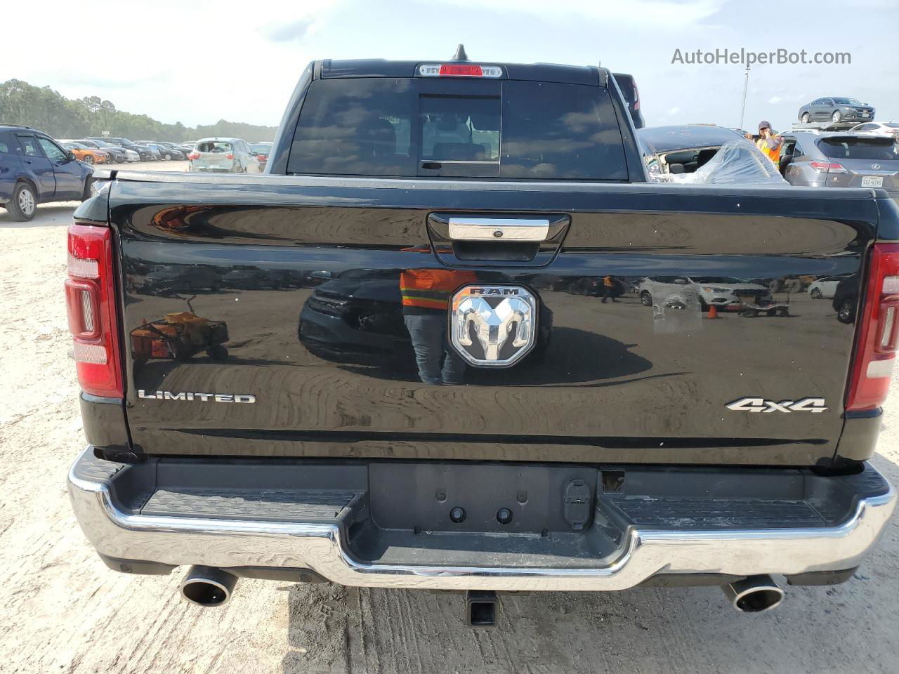 2022 Ram 1500 Limited Черный vin: 1C6SRFHT3NN482464