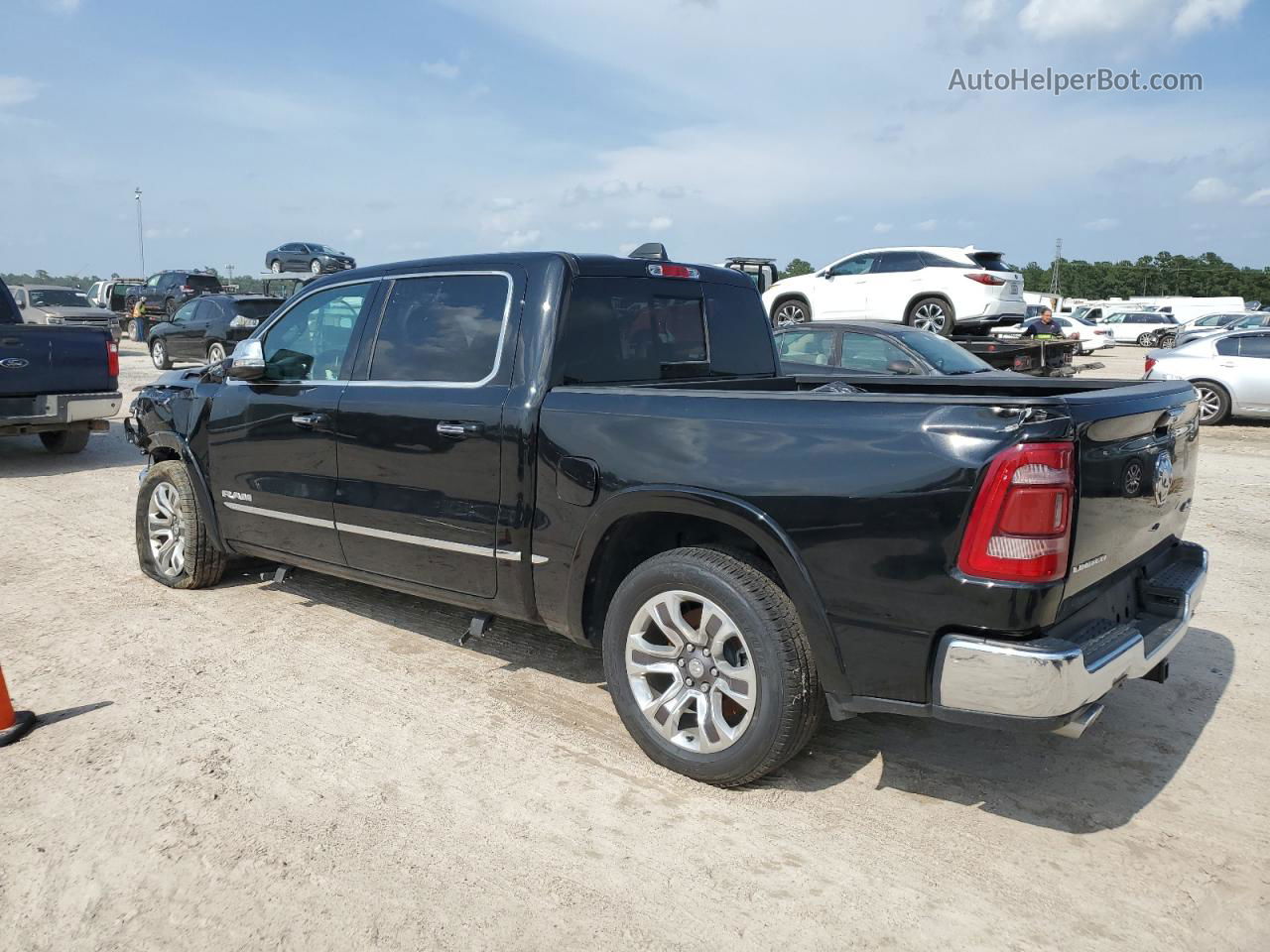 2022 Ram 1500 Limited Black vin: 1C6SRFHT3NN482464