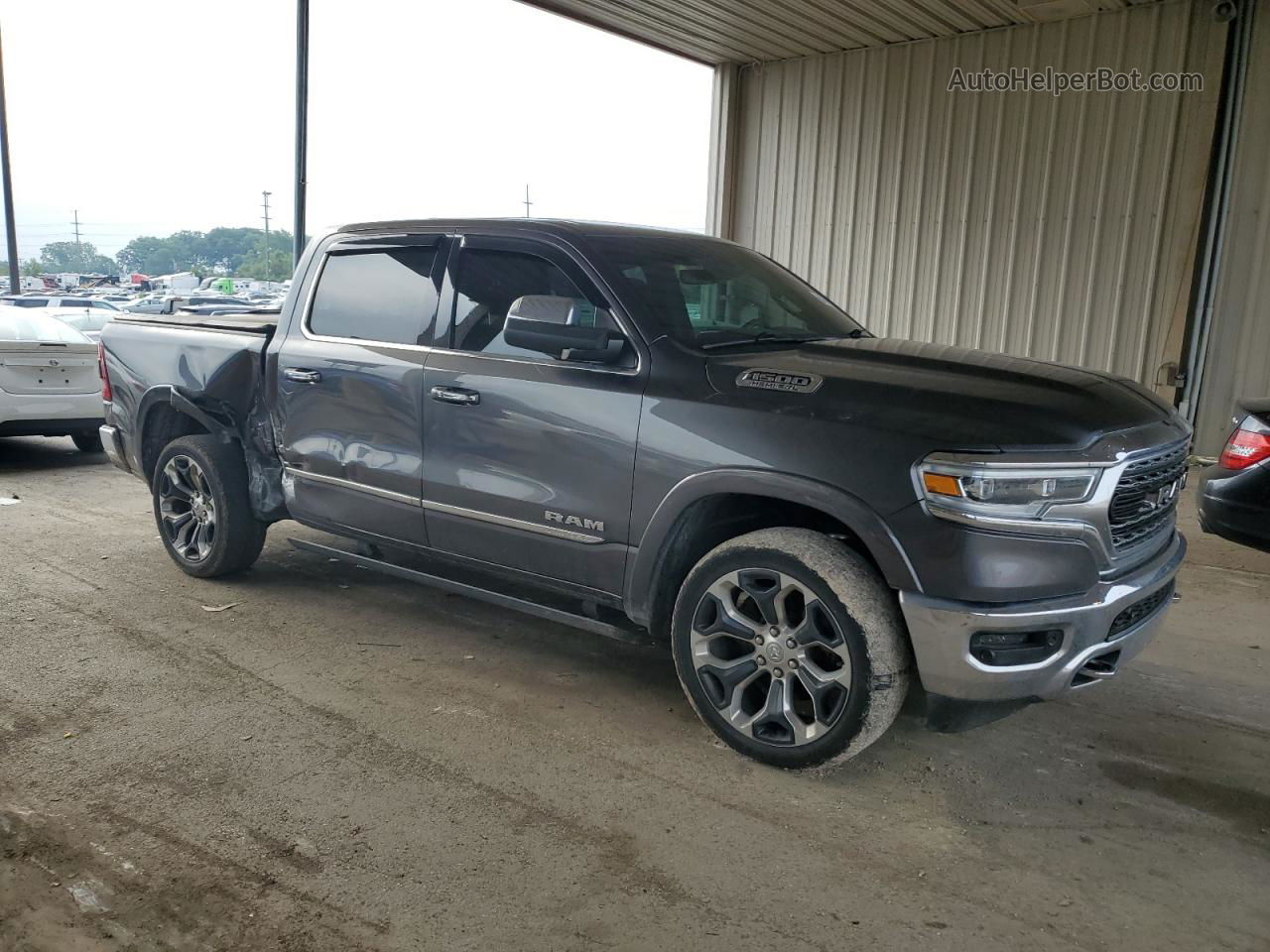 2019 Ram 1500 Limited Gray vin: 1C6SRFHT4KN558950