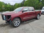 2019 Ram 1500 Limited Burgundy vin: 1C6SRFHT4KN580558