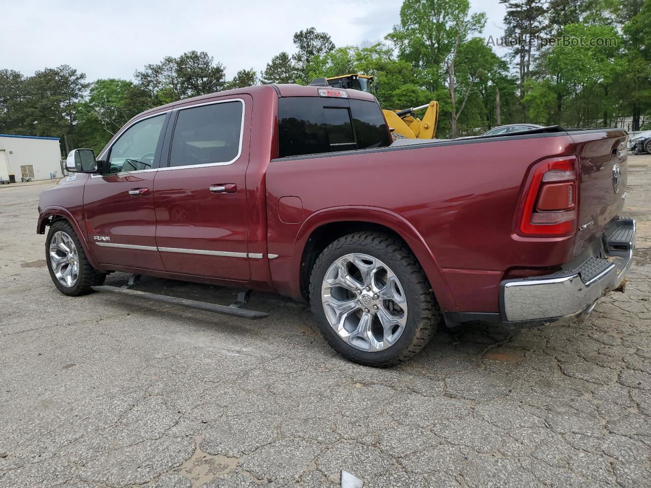 2019 Ram 1500 Limited Burgundy vin: 1C6SRFHT4KN580558