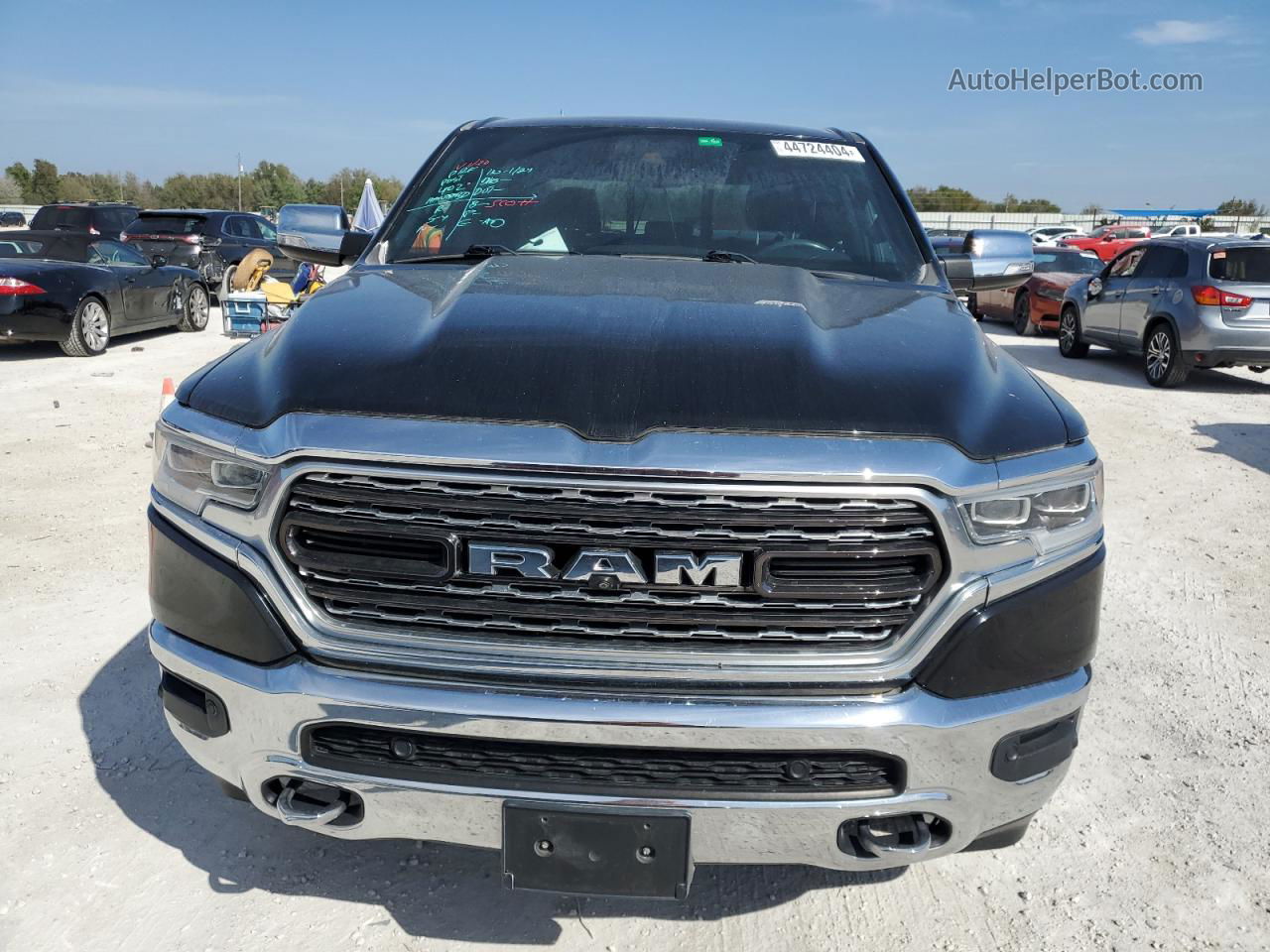 2019 Ram 1500 Limited Black vin: 1C6SRFHT5KN626544