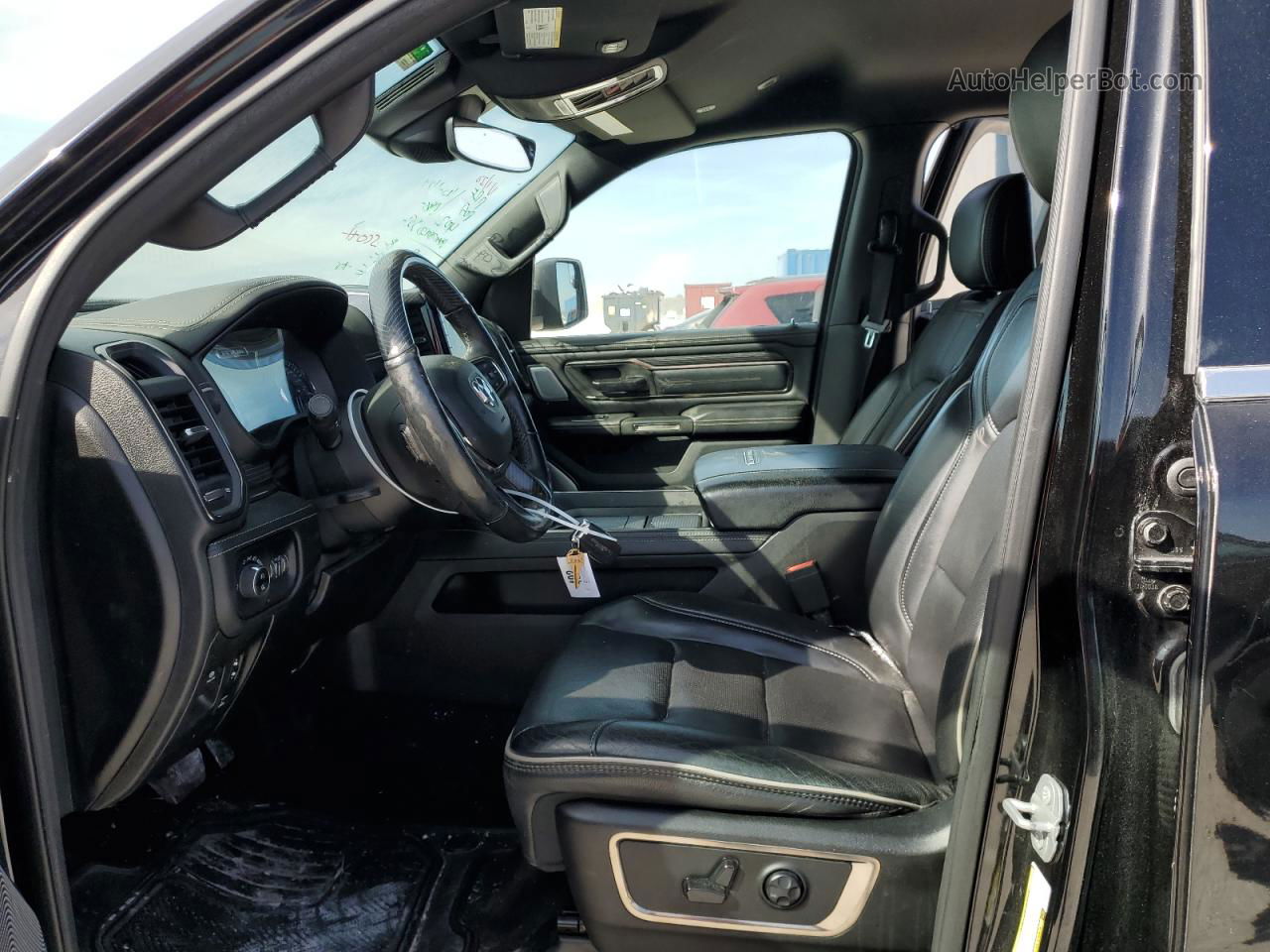 2019 Ram 1500 Limited Black vin: 1C6SRFHT5KN626544