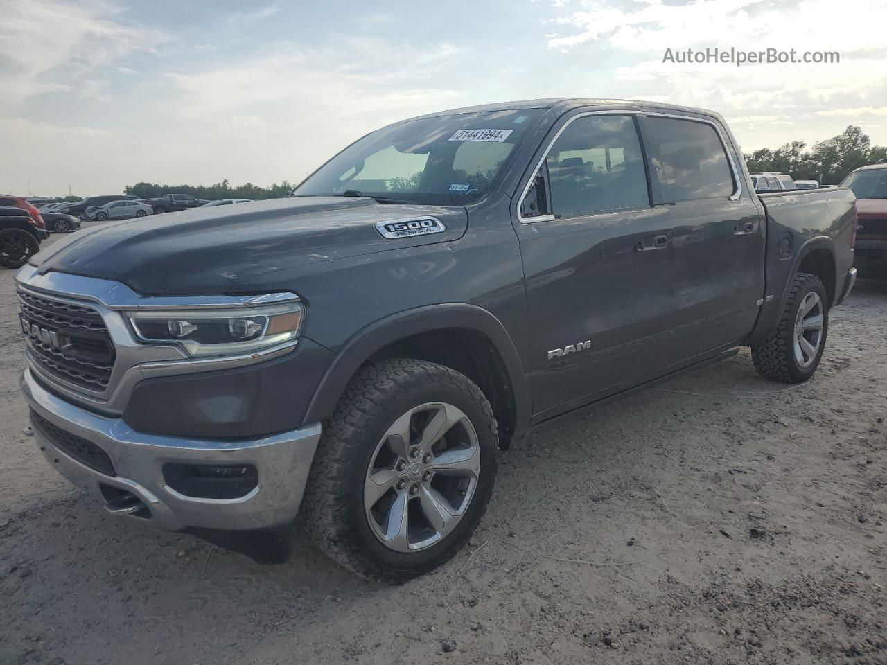 2019 Ram 1500 Limited Gray vin: 1C6SRFHT5KN752029