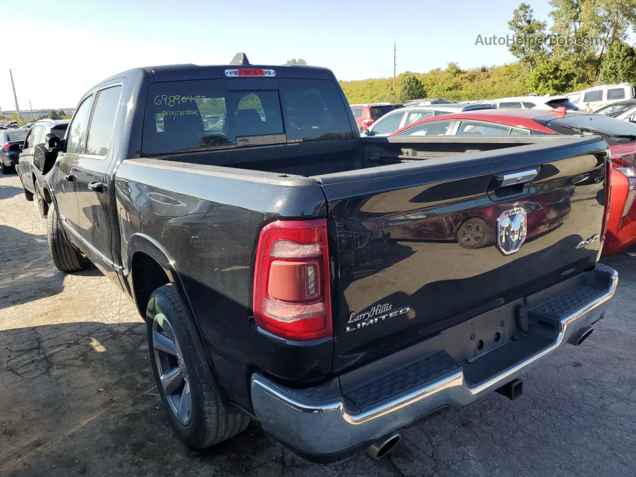 2019 Ram 1500 Limited Black vin: 1C6SRFHT6KN521351