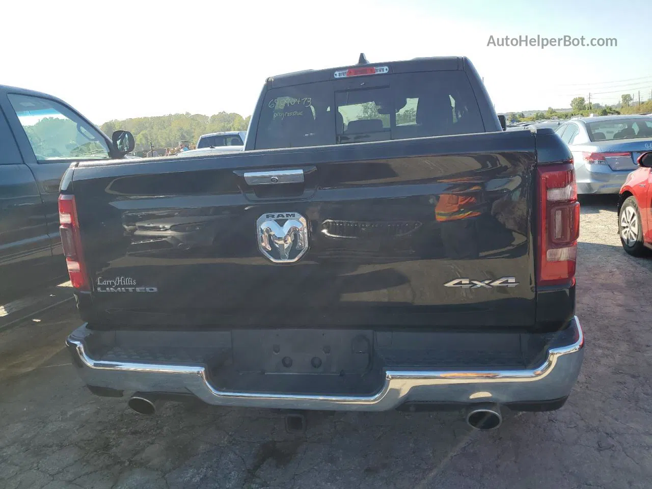 2019 Ram 1500 Limited Black vin: 1C6SRFHT6KN521351