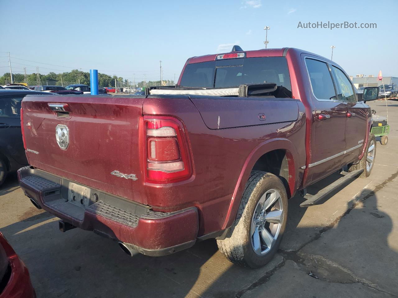 2020 Ram 1500 Limited Красный vin: 1C6SRFHT6LN170071