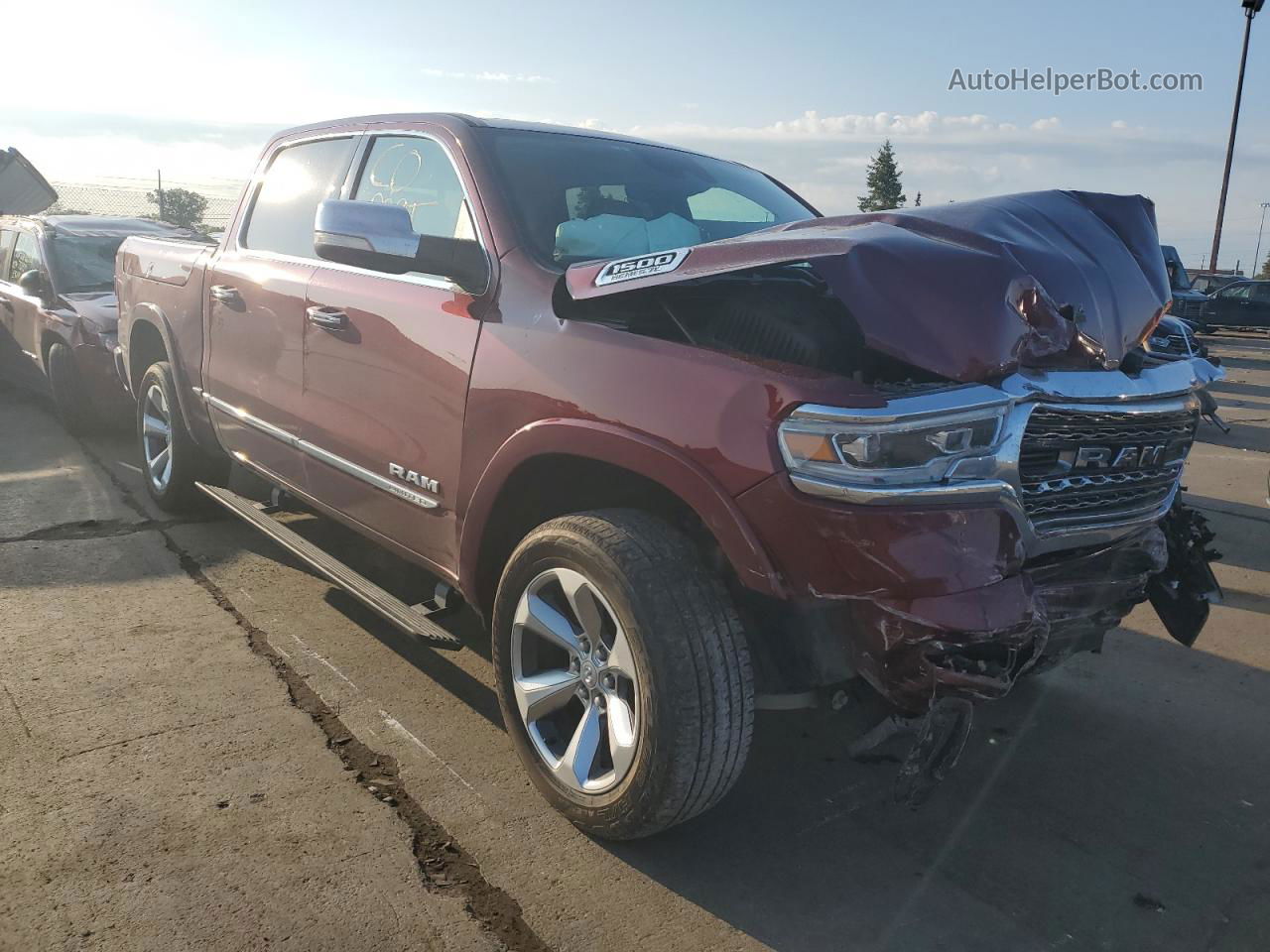 2020 Ram 1500 Limited Красный vin: 1C6SRFHT6LN170071