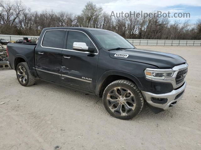 2019 Ram 1500 Limited Black vin: 1C6SRFHT9KN522199